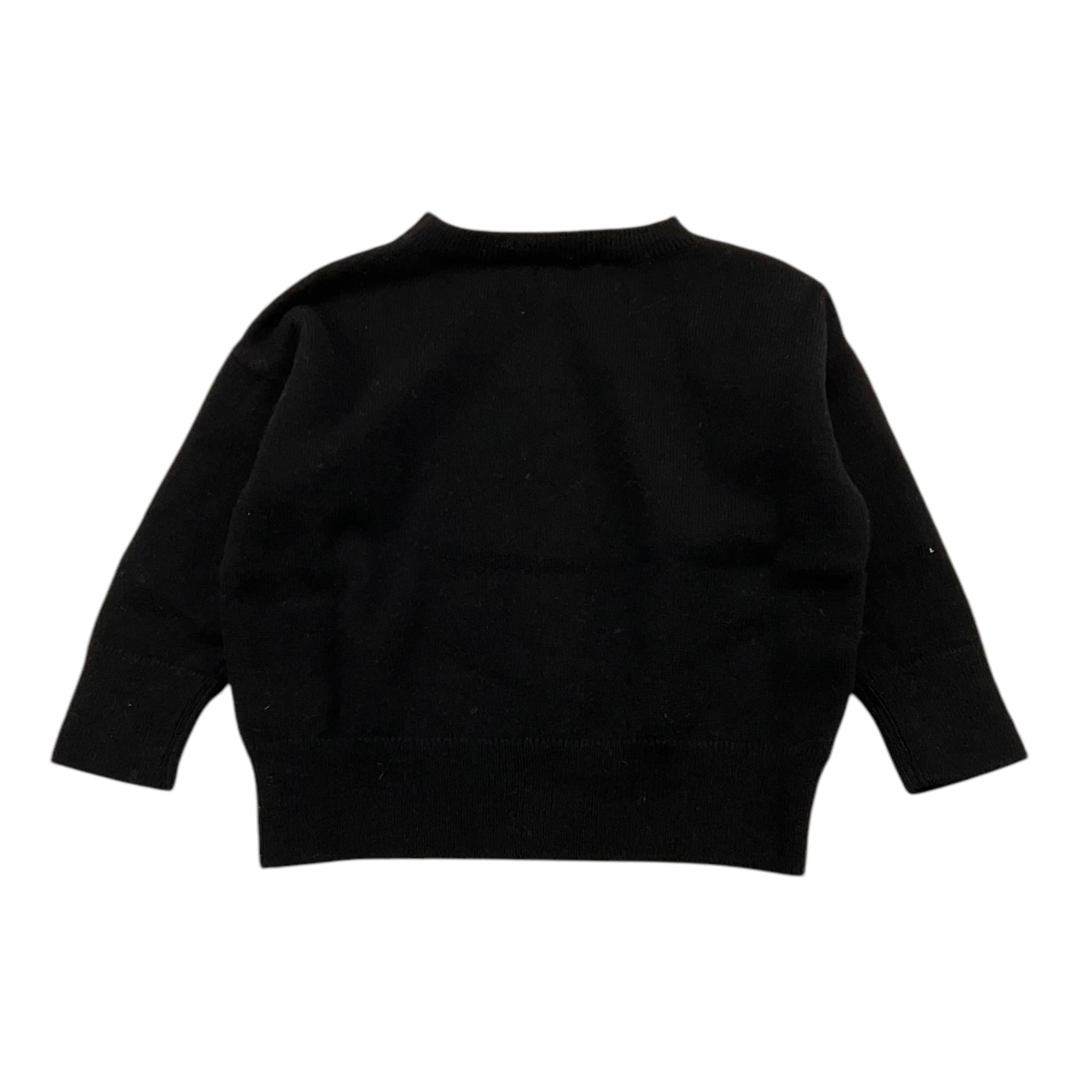 JURTA maglia girocollo tinta unita Nero per Neonato WG407N NERO JURTA