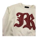 JOHN RICHMOND felpa chiusa girocollo tinta unita con stampa Bianco per Bambina RGA25075FE BIANCO JOHN RICHMOND