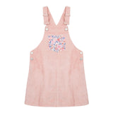 SAINT BARTH salopette tinta unita con taschino fantasia fiori Rosa per Bambina TEC0001 ROSA SAINT BARTH