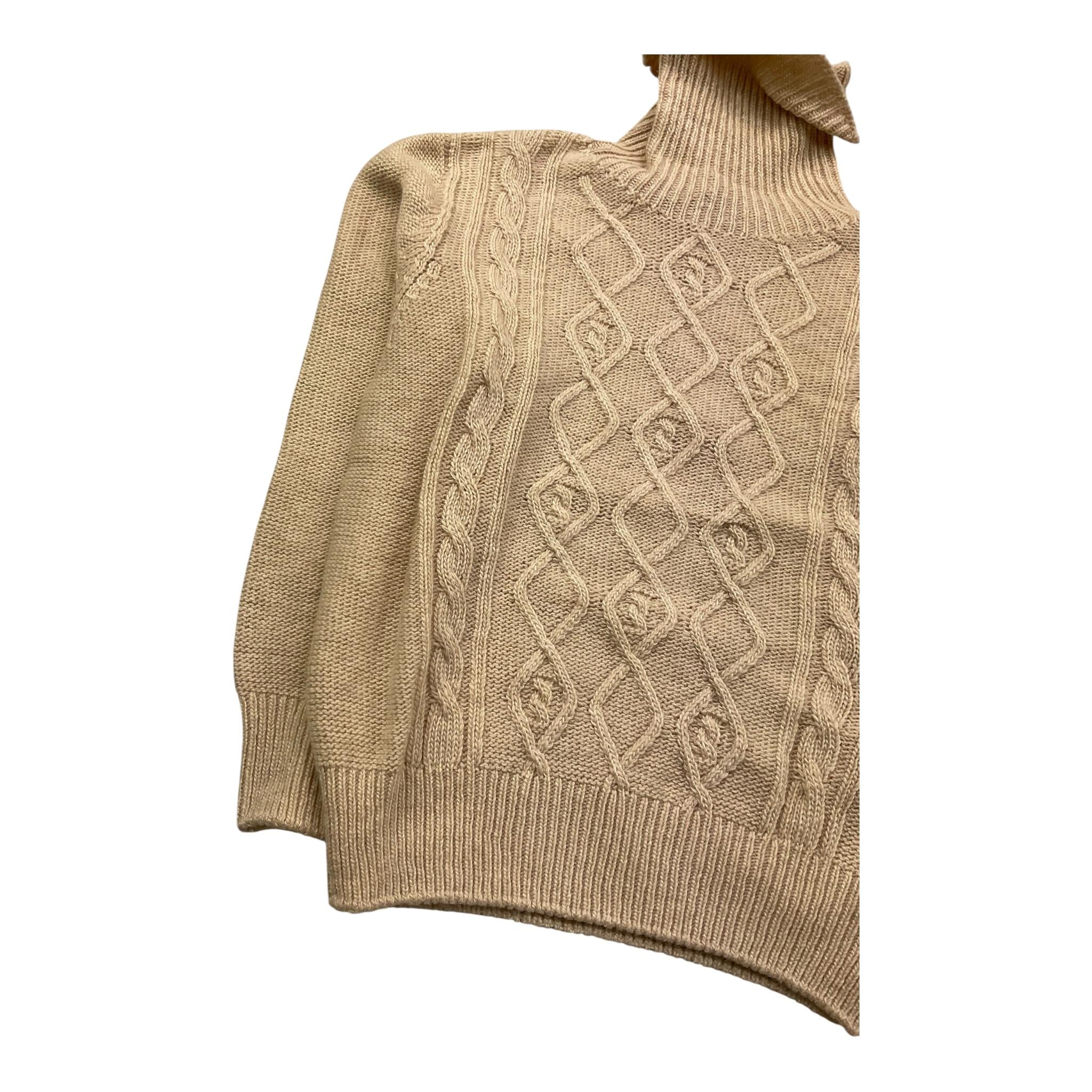 NUPKEET maglia collo alto tinta unita Beige per Neonato 35NK664 BEIGE NUPKEET