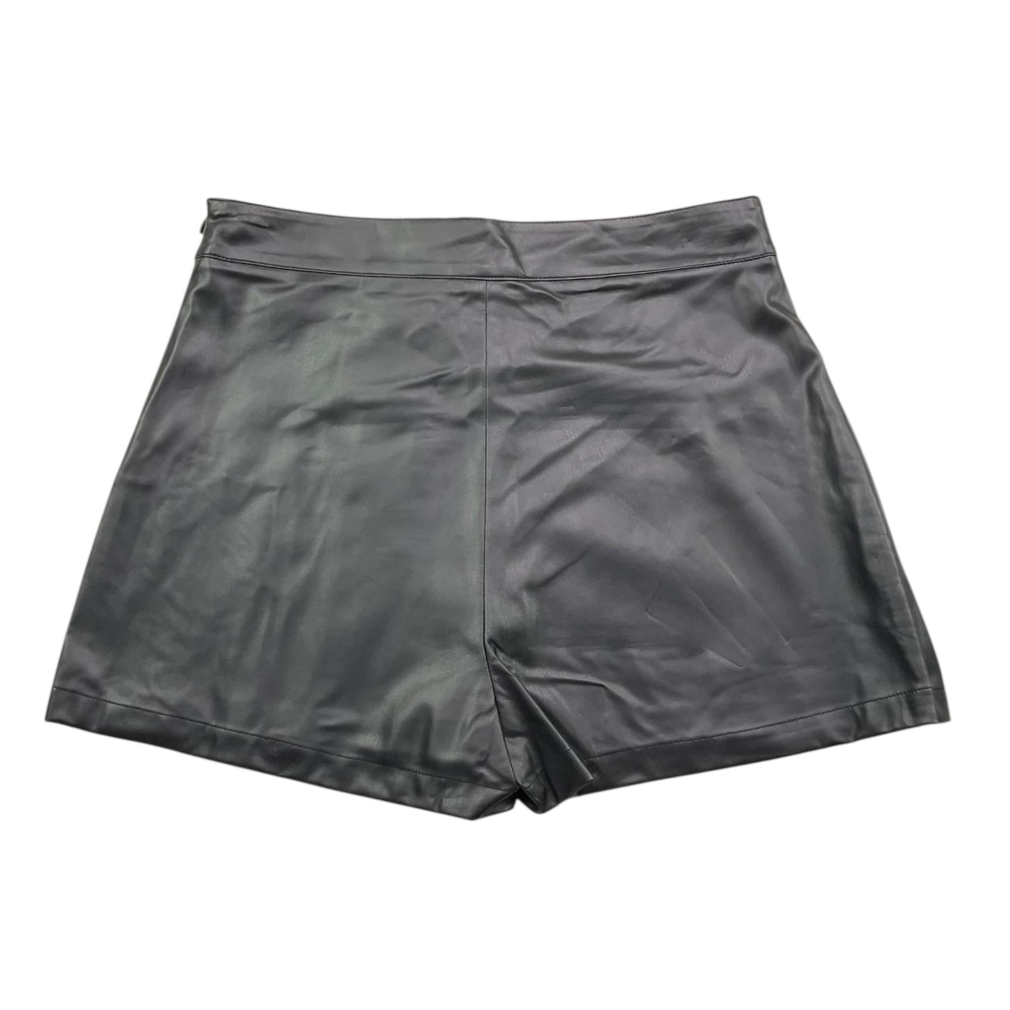 LIU JO short in ecopelle tinta unita Nero per Bambina GF4057XX NERO LIU JO