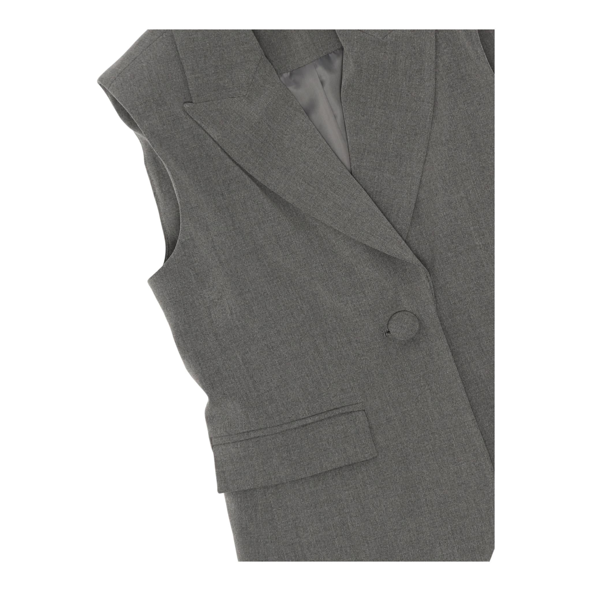 TWINSET gilet tinta unita con bottoni Grigio per Bambina 242GJ2115 GRIGIO TWINSET