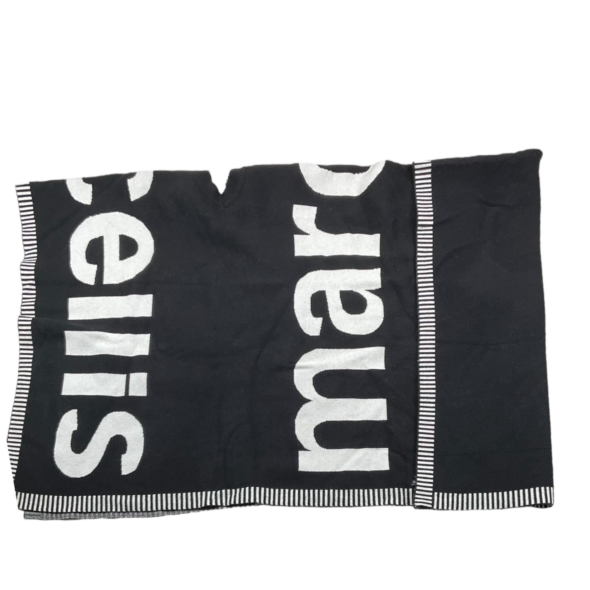 MARC ELLIS mantella bicolore con logo Nero/bianco per Bambina JMJSW15390 NERO/BIANCO MARC ELLIS