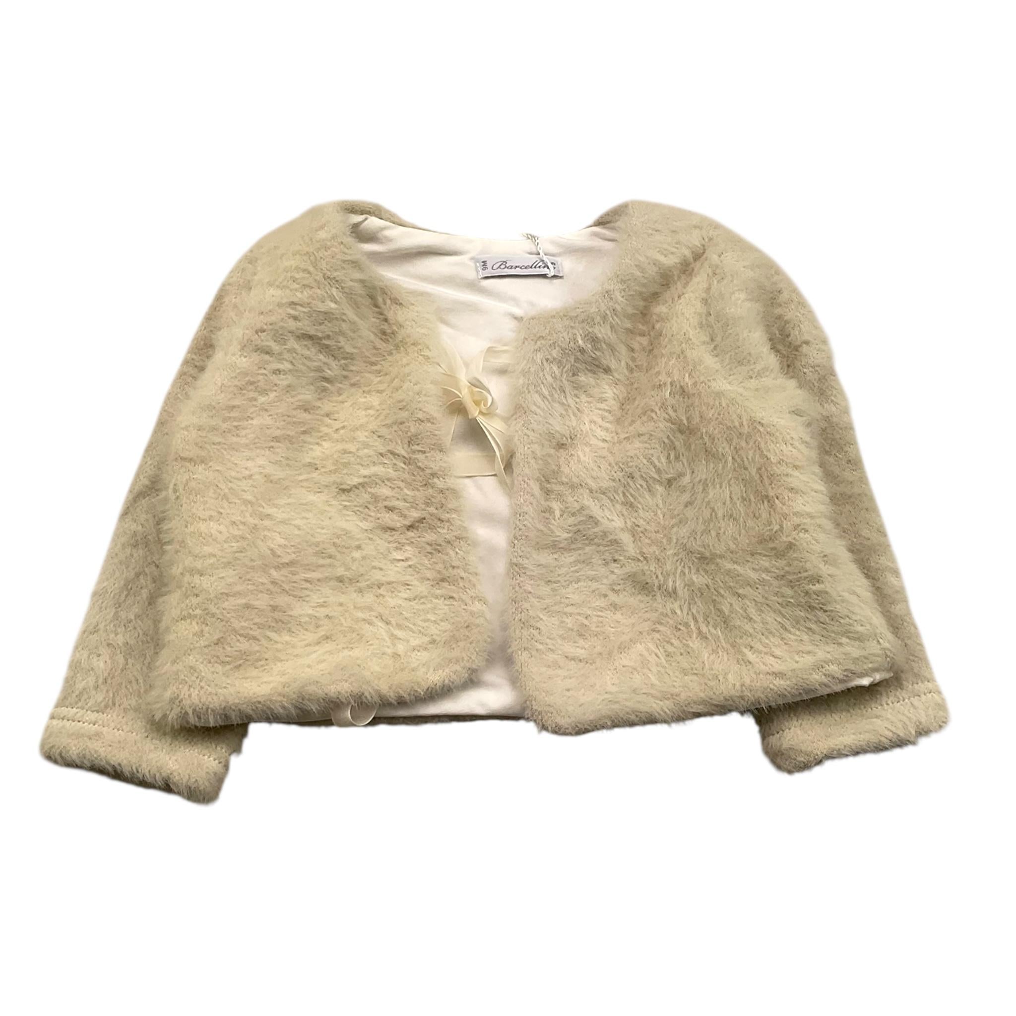 BARCELLINO coprispalle tinta unita Beige per Neonata 106407 BEIGE BARCELLINO