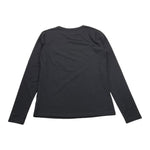 MARC ELLIS shirt girocollo tinta unita con brillantini Nero per Bambina JMJTS15470 NERO MARC ELLIS