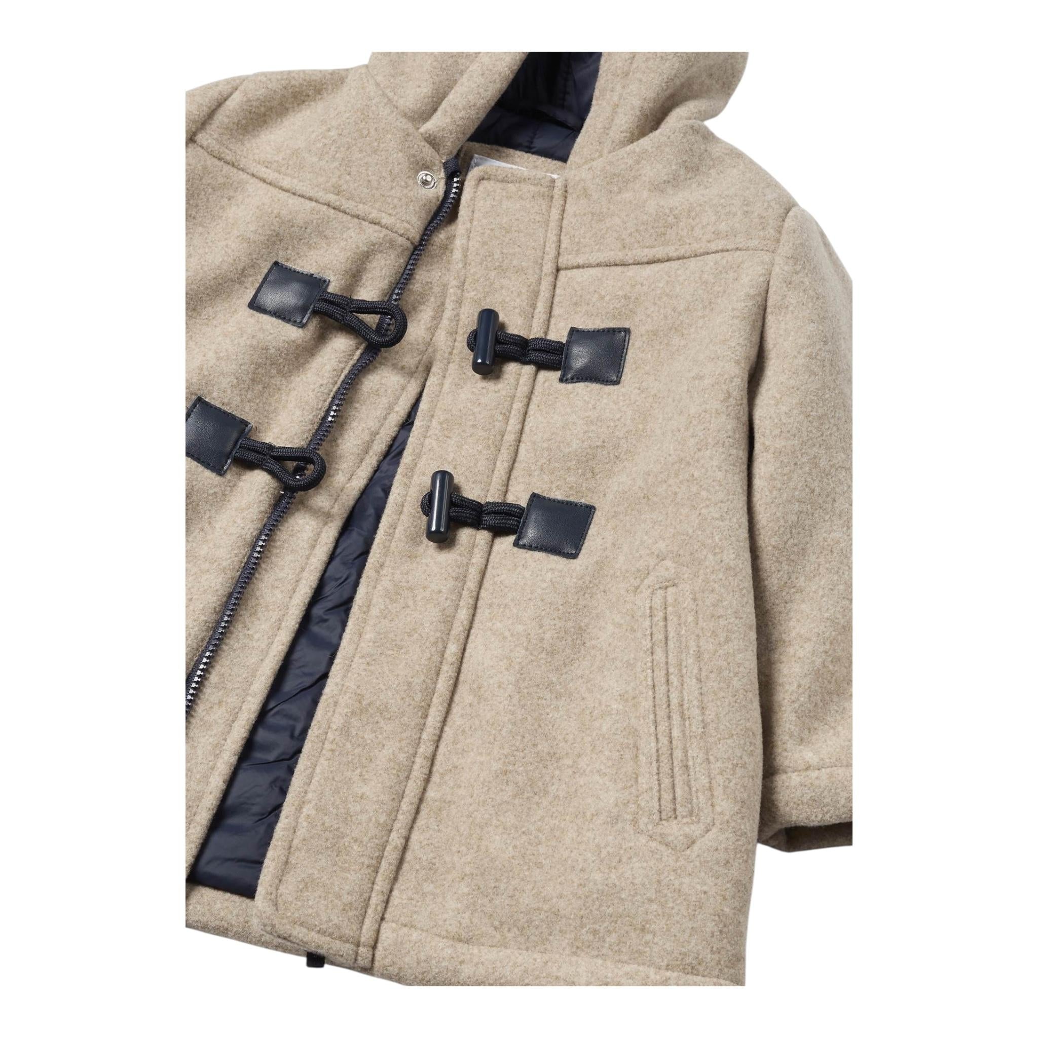 MAYORAL cappotto tinta unita con cappuccio Beige per Bambino 4472X BEIGE MAYORAL