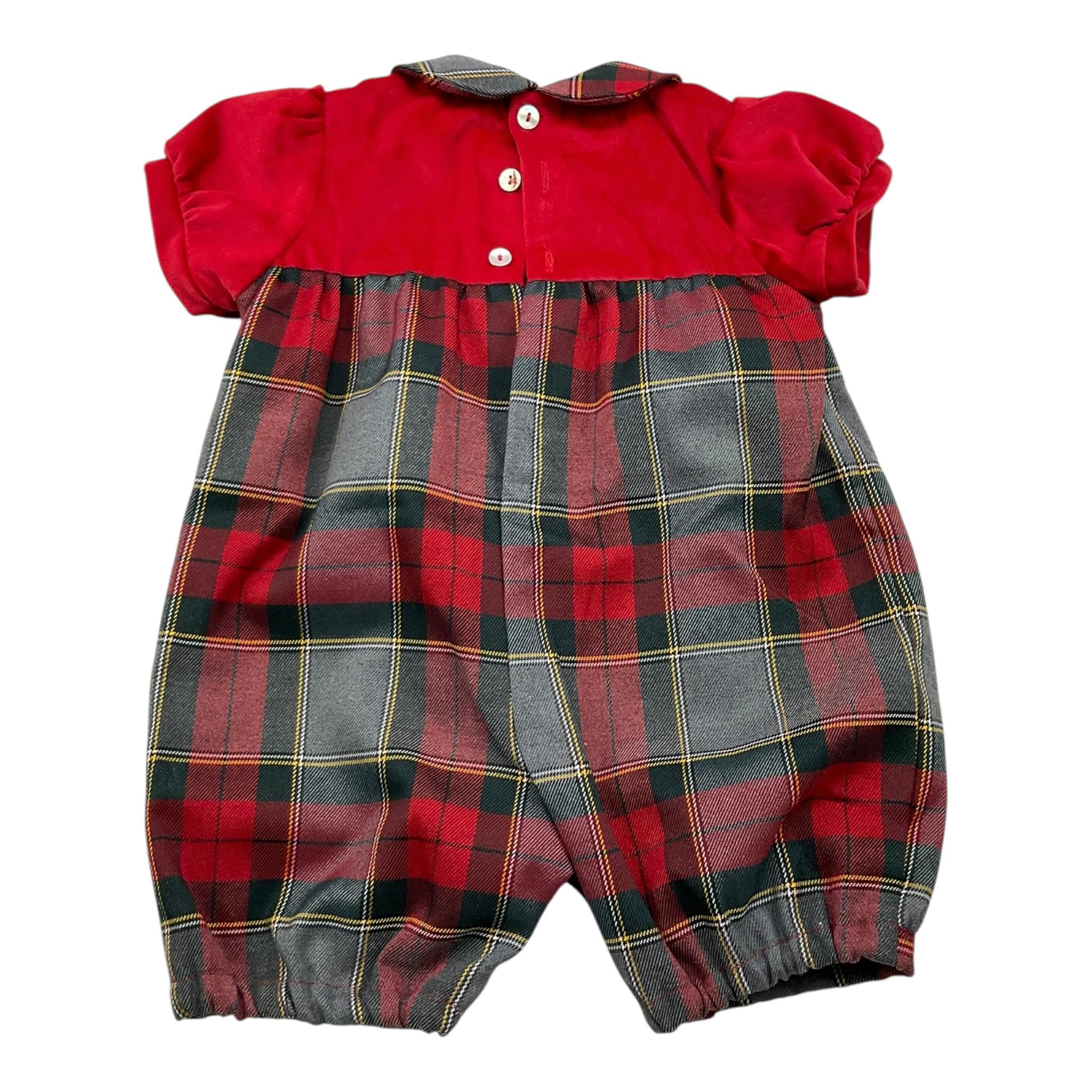 MALVI & CO pagliaccetto mezza manica stampa fantasia Rosso per Neonato FCCI108TURR ROSSO MALVI & CO