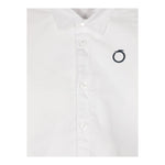 TRUSSARDI camicia tinta unita con logo Bianco per Neonato TIA24068CAN BIANCO TRUSSARDI