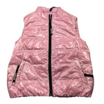GOOSETECH smanicato tinta unita con zip in  contrasto Rosa per Bambina GST122114K00 ROSA GOOSETECH
