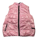 GOOSETECH smanicato tinta unita con zip in  contrasto Rosa per Bambina GST122114K00 ROSA GOOSETECH