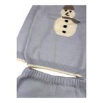 BEBE' DI ALMY completo 2 pezzi maglia-pantalone tinta unita Azzurro per Neonato 2P66 AZZURRO BEBE' DI ALMY