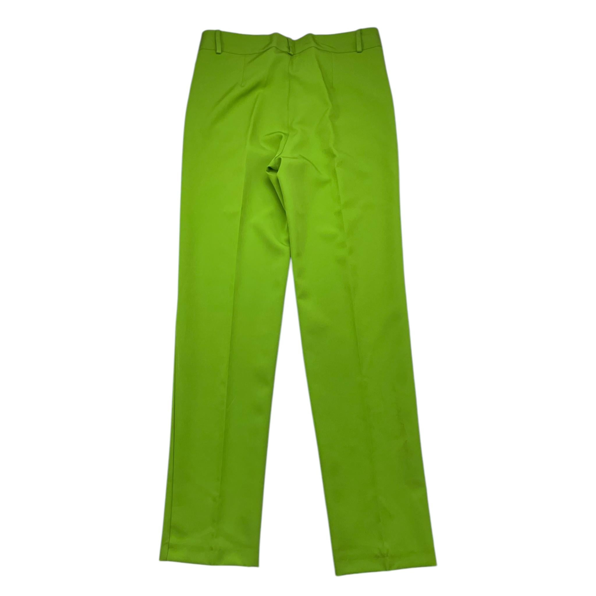 Janice Pantalone Tinta Unita Cn Girovita Regolabile Verde Per Bambina JN507R VERDE JANICE