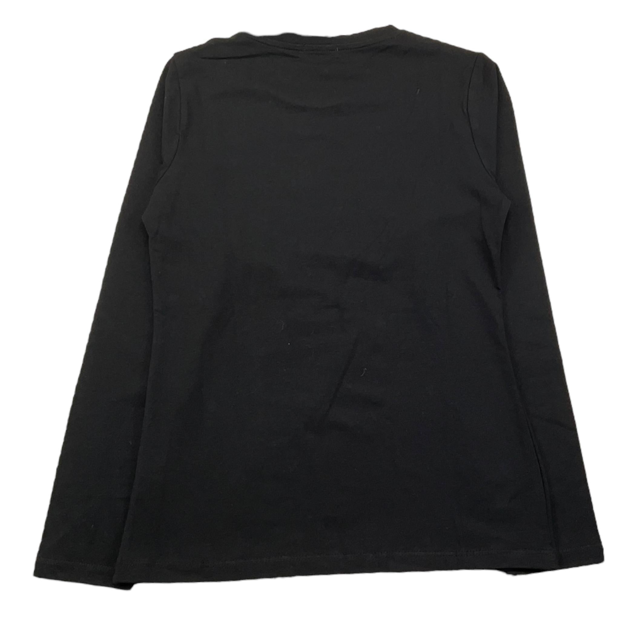 CECYLE shirt girocollo tint unita con stampa in contrasto Nero per Bambina BY1823 NERO CECYLE