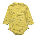 TRUSSARDI body tinta unita con logo manica lunga Giallo per Neonato TIA25169 GIALLO TRUSSARDI