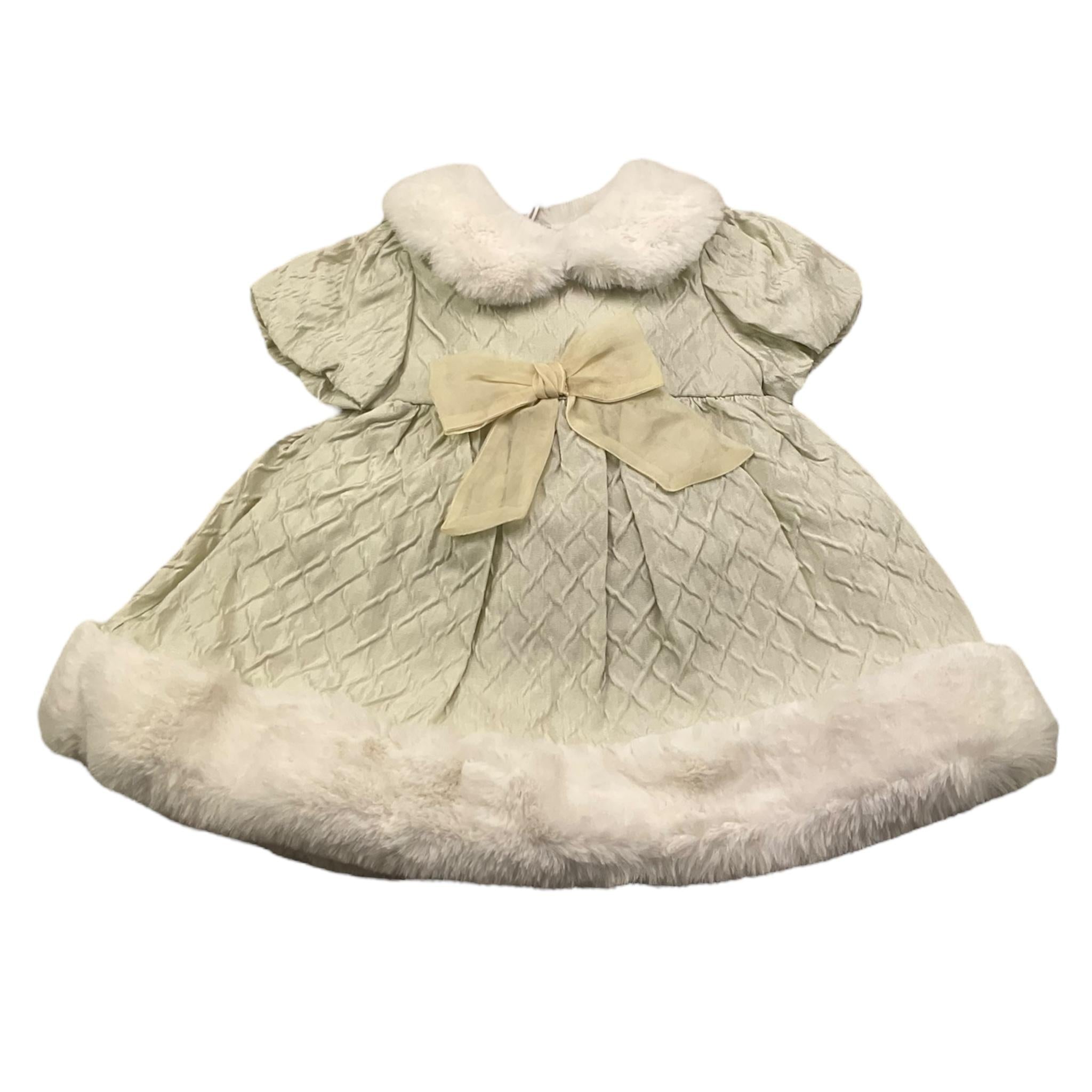 LA STUPENDERIA abito mezza manica tinta unita con culotte Beige per Neonata CBAB58 BEIGE LA STUPENDERIA