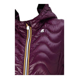 K-WAY giubbino tinta unita con cappuccio Viola per Bambina K8123RW VIOLA K-WAY