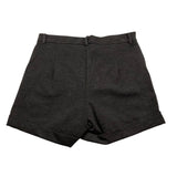 MONNALISA short tinta unita con applicazione Grigio per Bambina 418403AN GRIGIO MONNALISA