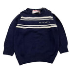 CESARE PACIOTTI maglia girocollo tinta unita con logo Blu per Neonato MGP5355BN BLU CESARE PACIOTTI
