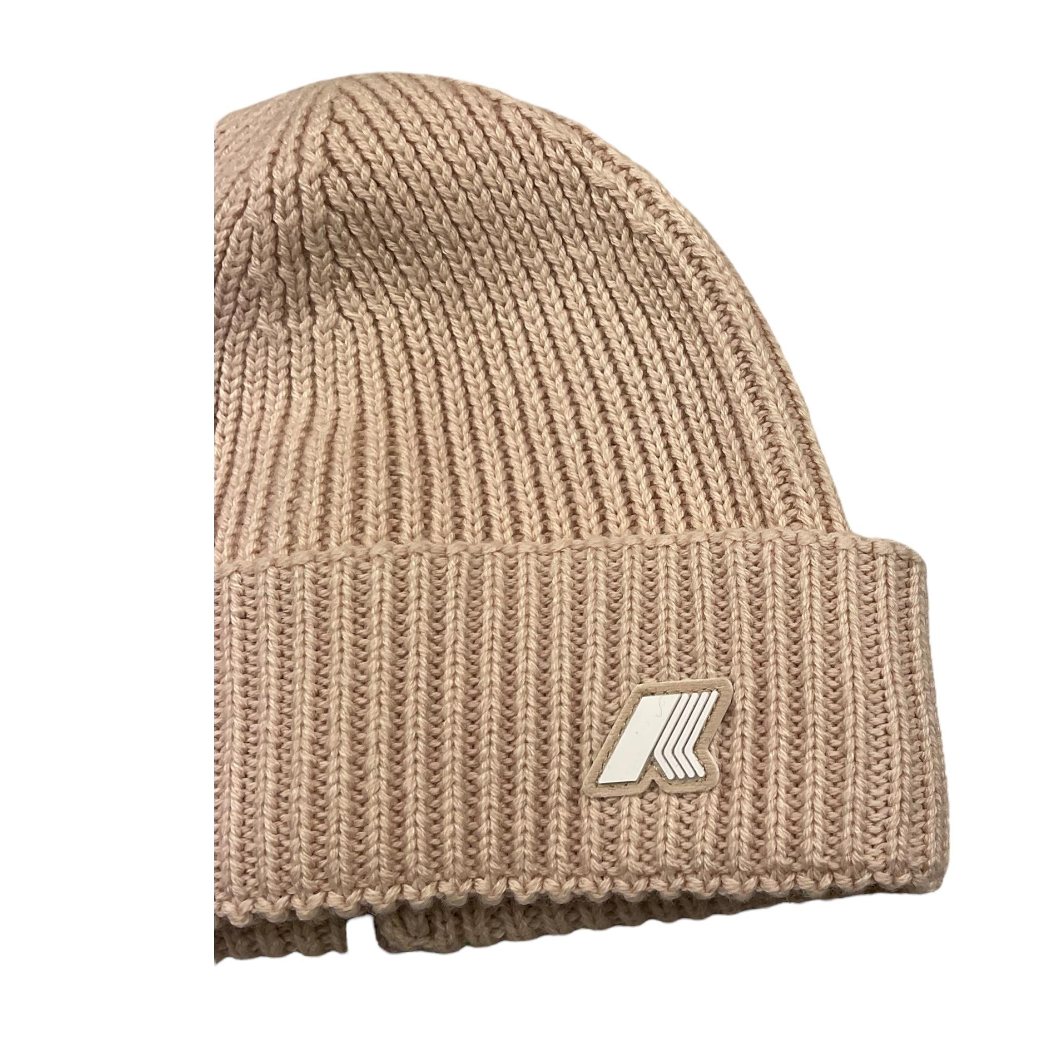 K-WAY cappello tinta unita con logo Rosa per Neonata K1151RW ROSA K-WAY