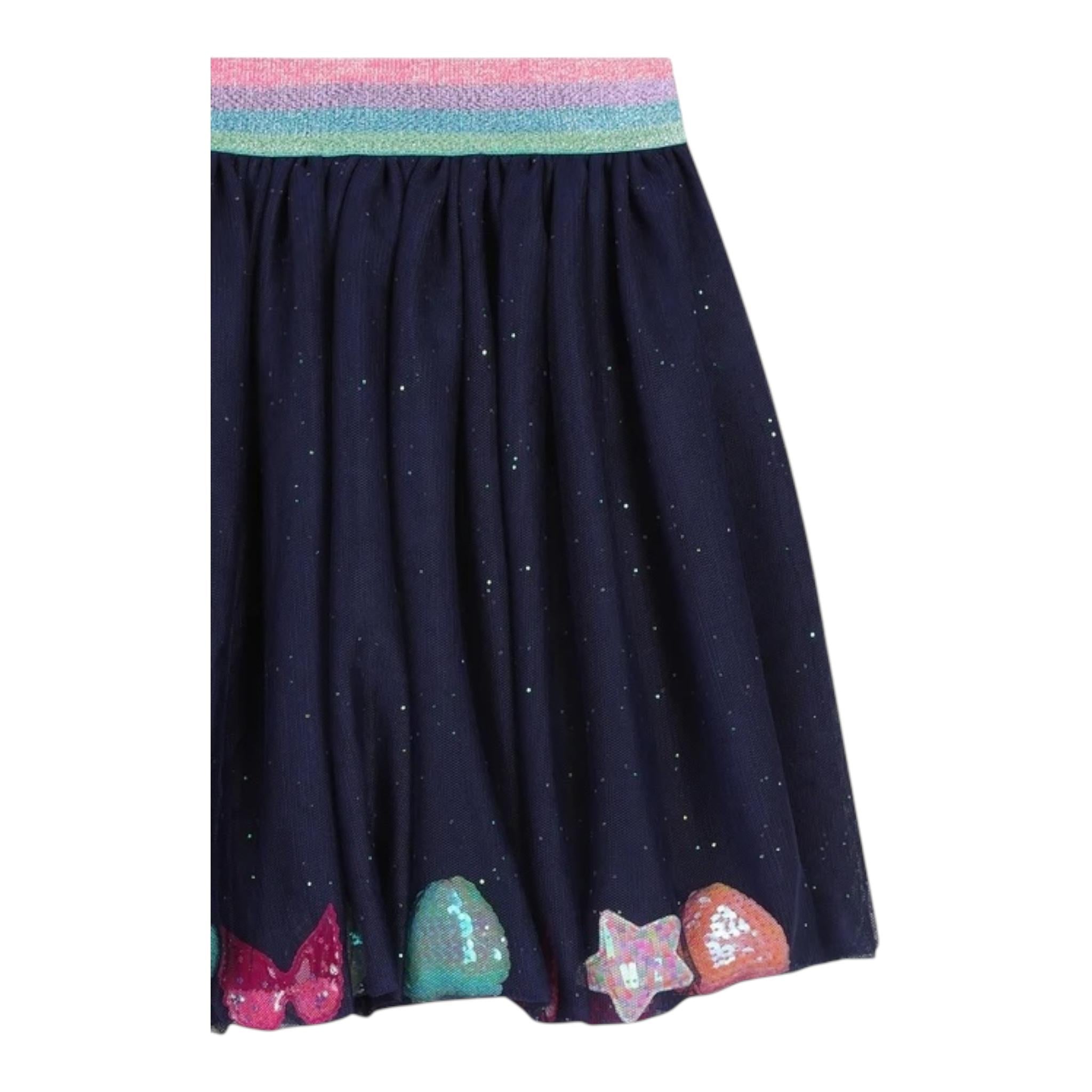 BillIEBLUSH gonna tinta unita in tulle Blu per Bambina U20417X BLU BillIEBLUSH