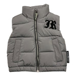 JOHN RICHMOND giubbino modello smanicato tinta unita con logo Grigio per Neonato RIA25008GT GRIGIO JOHN RICHMOND