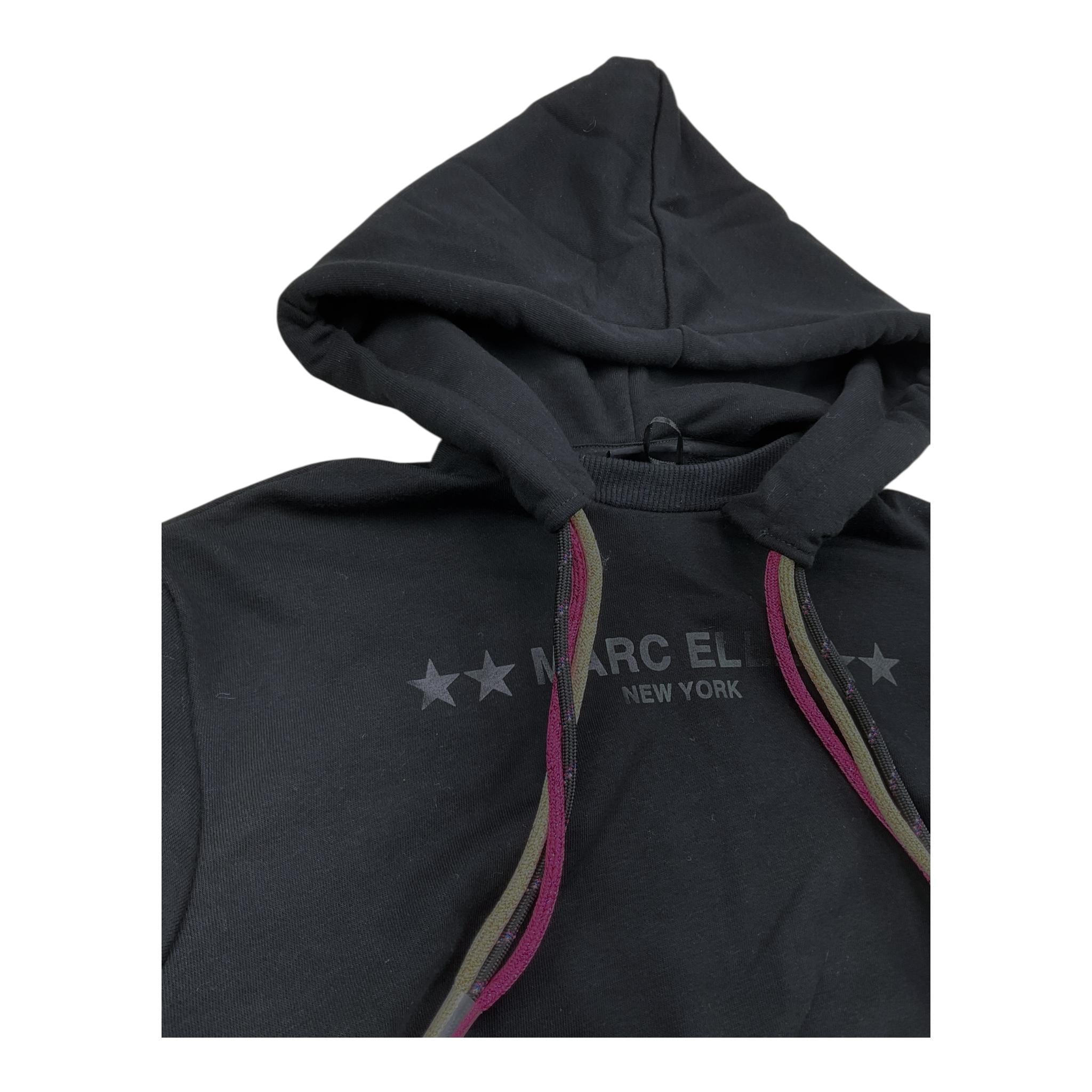 MARC ELLIS felpa chiusa con cappuccio tinta unita Nero per Bambino JMJST15741 NERO MARC ELLIS