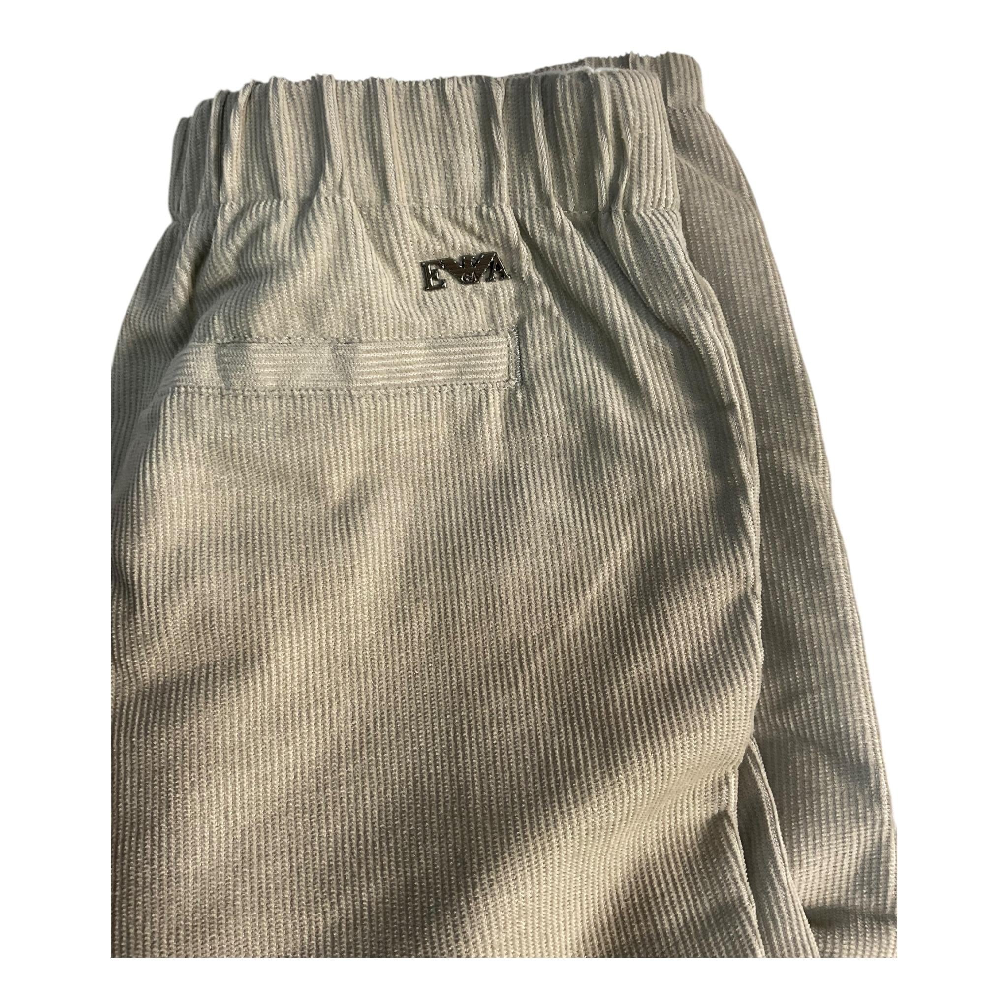 EMPORIO ARMANI pantalone tinta unita con elastico in vita Sabbia per Bambino 6LHPBLJ SABBIA EMPORIO ARMANI