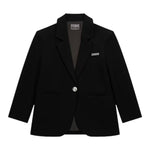 GUESS giacca tinta unita con logo brillantinato Nero per Bambina J4YN00KAUH0 NERO GUESS