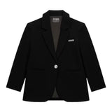 GUESS giacca tinta unita con logo brillantinato Nero per Bambina J4YN00KAUH0 NERO GUESS