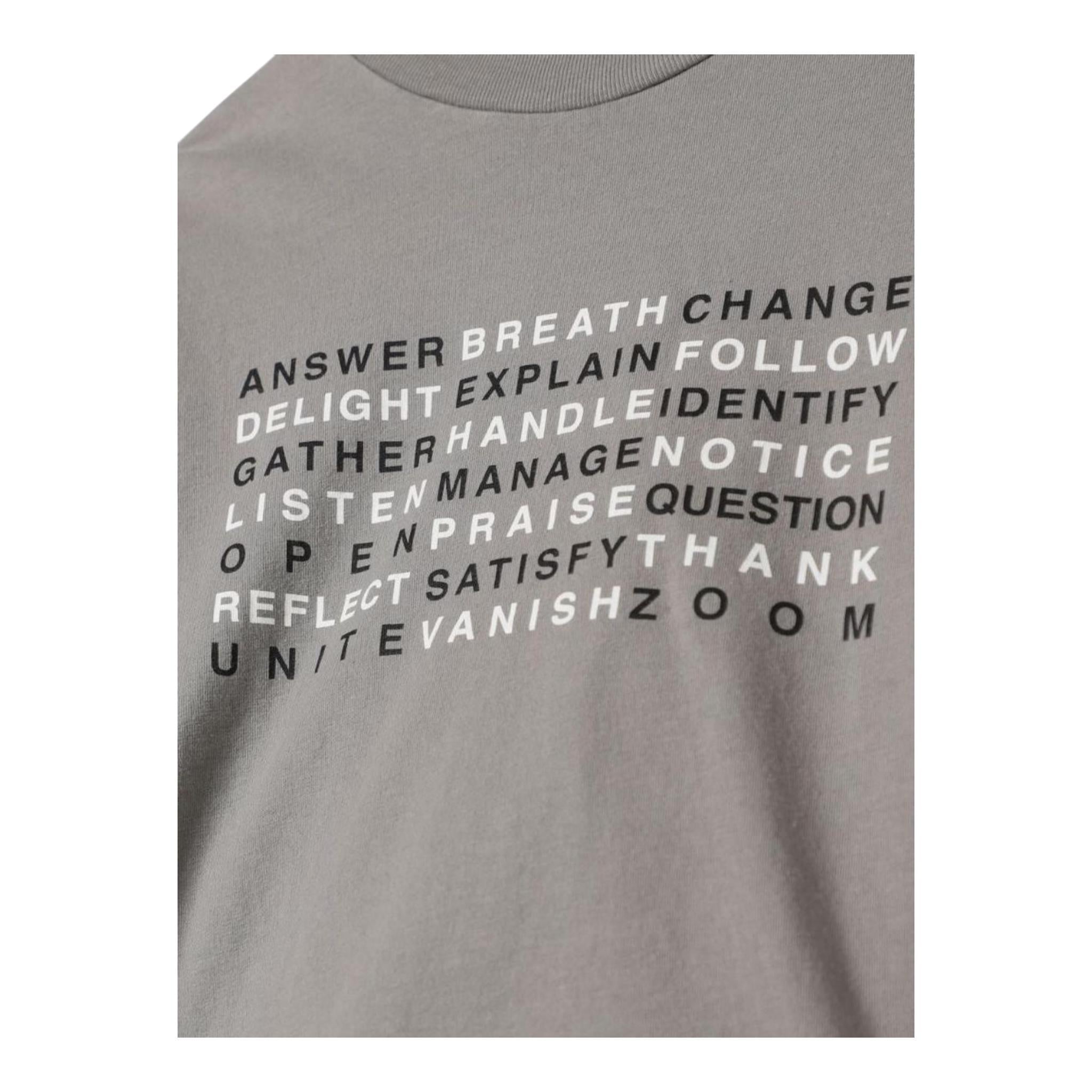 ASPESI t-shirt tinta unita girocollo con stampa Grigio per Bambino F24040TSM7038 GRIGIO ASPESI