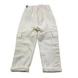DANIELE ALESSANDRINI pantalone tinta unita con elastico in vita Bianco per Bambino 1231P00007 BIANCO DANIELE ALESSANDRINI