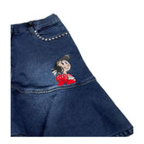 MONNALISA gonna in denim tinta unita Blu per Bambina 196702RA BLU MONNALISA