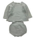 CND completo 2 pezzi maglia-culotte tinta unita Azzurro per Neonato 928485 AZZURRO CND