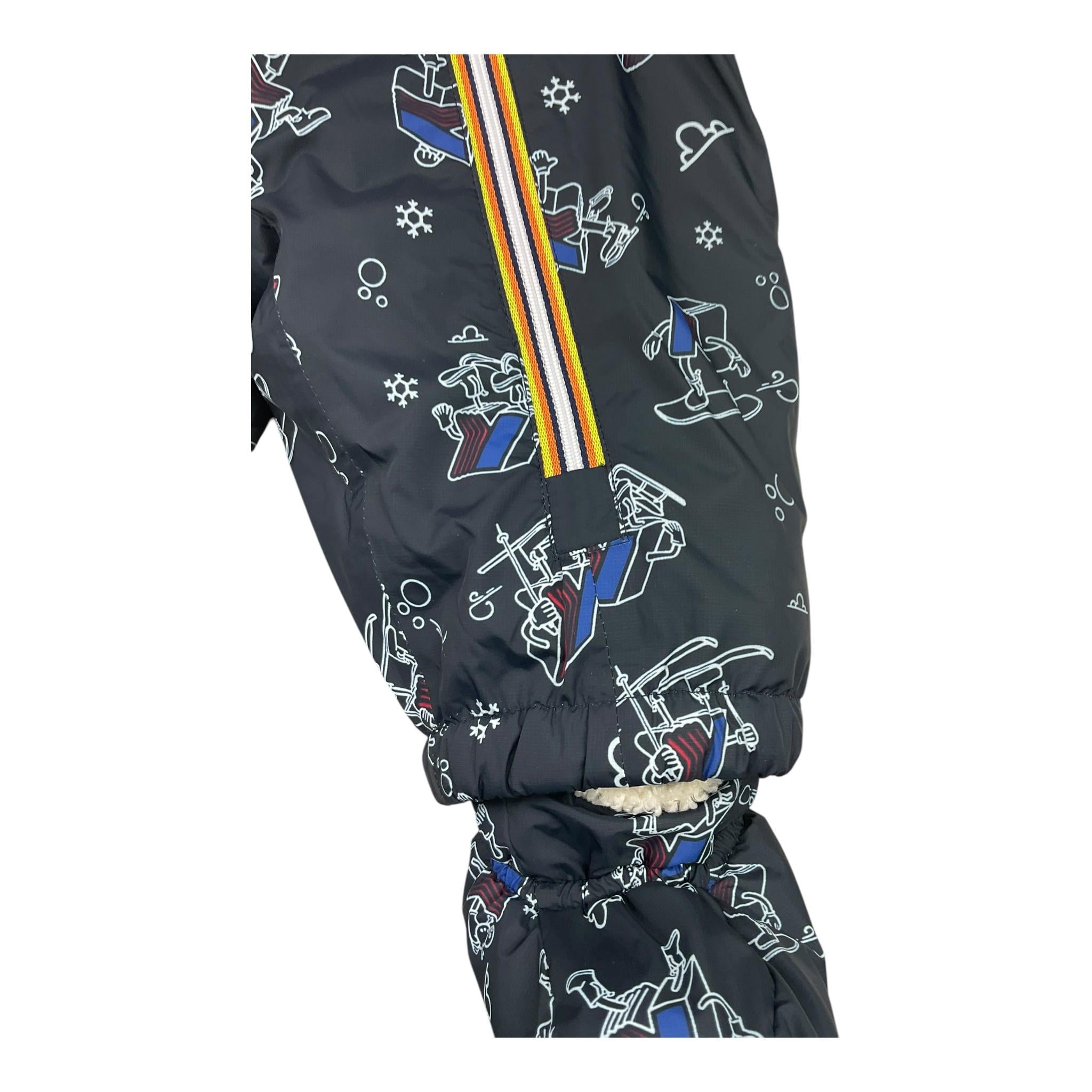 K-WAY eskimo tinta unita con cappuccio e fantasia Blu per Neonato K71381W BLU K-WAY