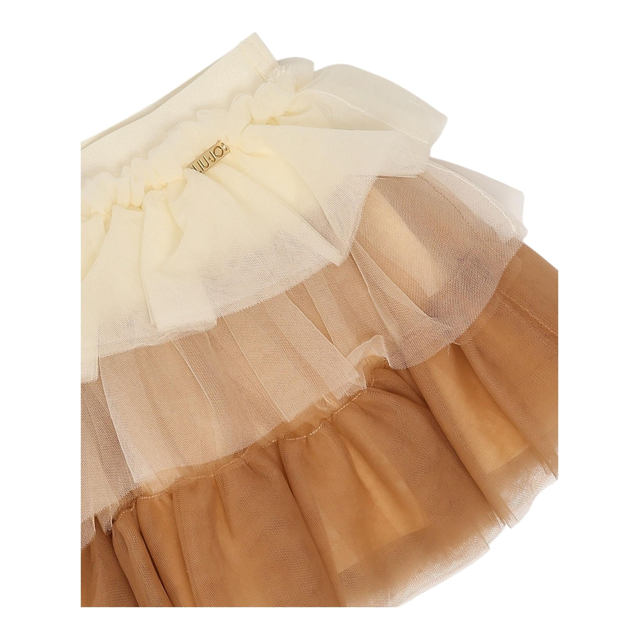 LIU JO cardigan stampa fantasia con cinturino Beige per Bambina KF4047XXX BEIGE LIU JO
