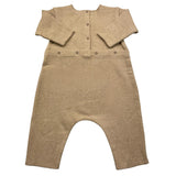 ZHOE & TOBIAH tutina tinta unita con stampa Beige per Neonato KTT6 BEIGE ZHOE & TOBIAH