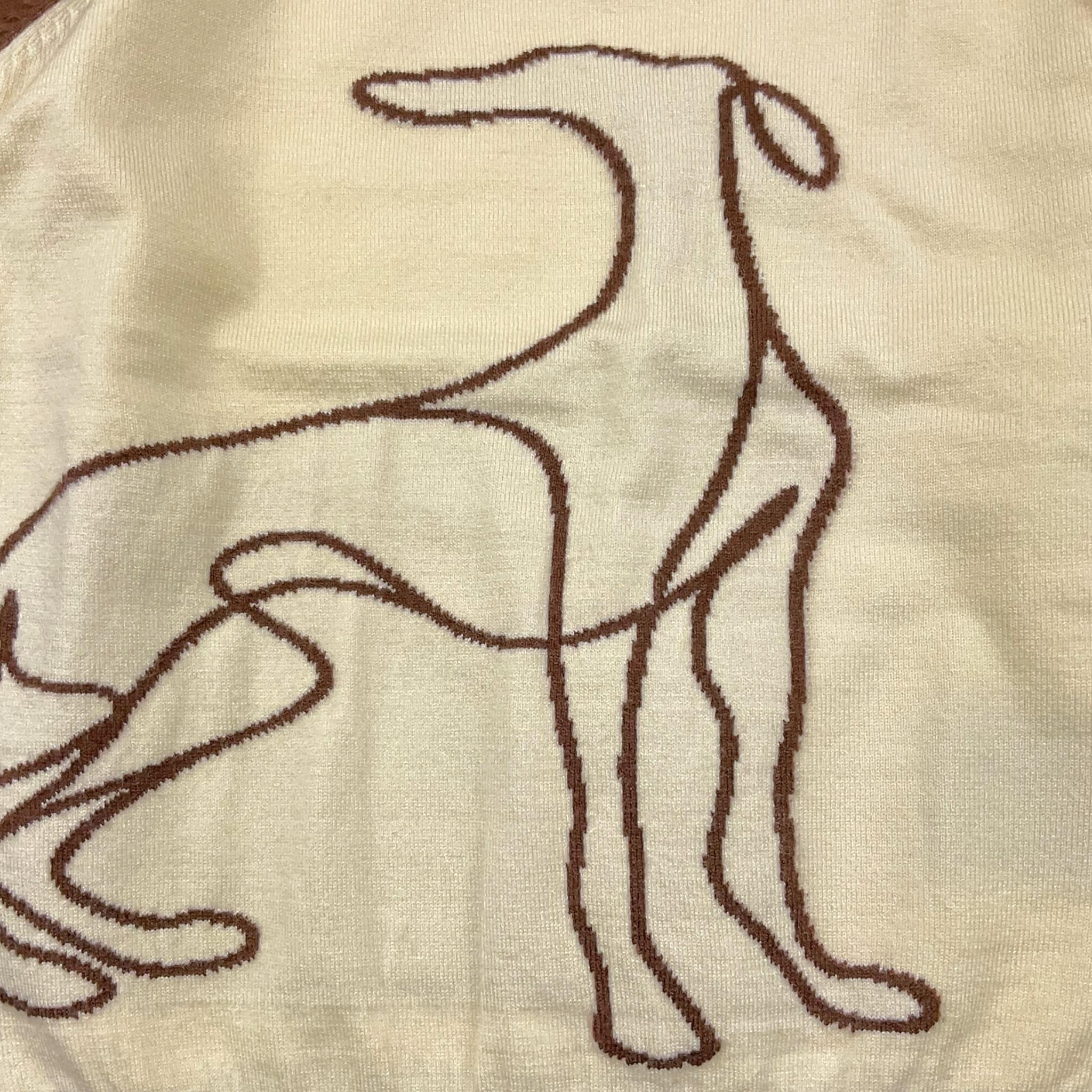 TRUSSARDI maglia girocollo tinta unita con maniche in contrasto Panna per Bambino TBA25030MA PANNA TRUSSARDI