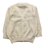CESARE PACIOTTI cardigan tinta unita con logo Panna per Neonato MGP5361BN PANNA CESARE PACIOTTI