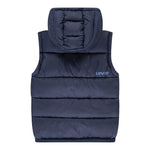 LEVI'S giubbino smanicato tinta unita con zip e cappuccio Blu per Bambino 8EL259X BLU LEVI'S
