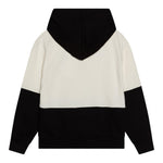 CALVIN KLEIN felpa bicolore con cappuccio e stampa Bianco/nero per Bambino IB0IB02329 BIANCO/NERO CALVIN KLEIN