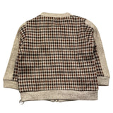 M+E' felpa con zip stampa fantasia Beige per Neonato I24145 BEIGE M+E'