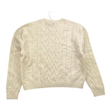 JURTA maglia girocollo tinta unita Panna per Bambina WG403 PANNA JURTA