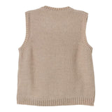 ZHOE & TOBIAH gilet in maglia tinta unita Beige per Bambino WL3 BEIGE ZHOE & TOBIAH