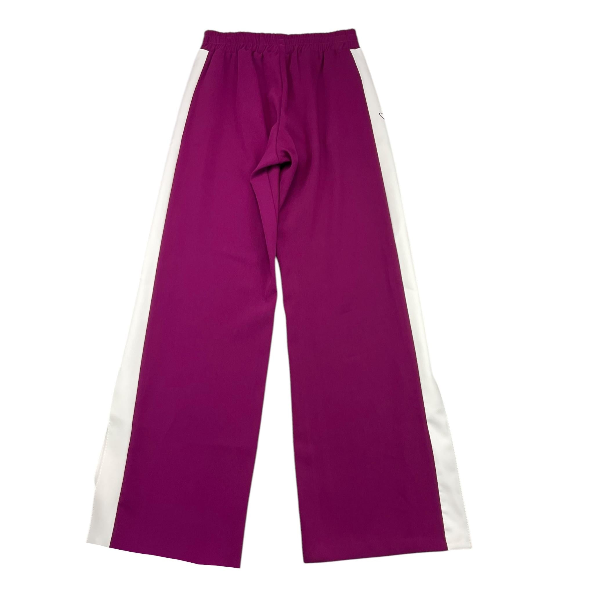 MARC ELLIS pantalone modello palazzo tinta unita con elastico in vita Viola per Bambina JMJPT000204 VIOLA MARC ELLIS