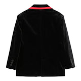 STELLA McCARTNEY giacca tinta unita in velluto Nero per Bambino TV2D54 NERO STELLA McCARTNEY