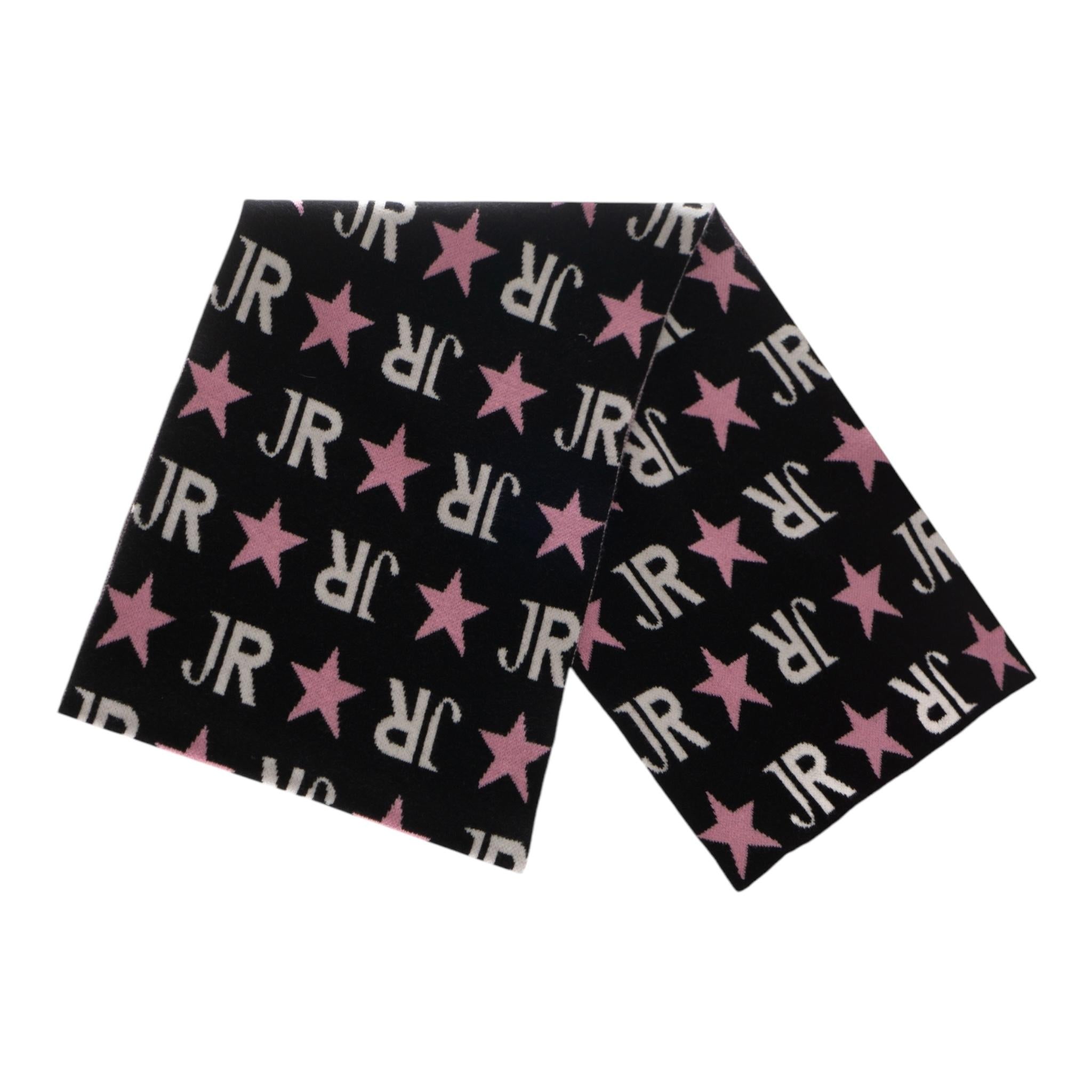 JOHN RICHMOND set sciarpa-cappello tinta unita logato Nero per Bambina RGA24022HS NERO JOHN RICHMOND