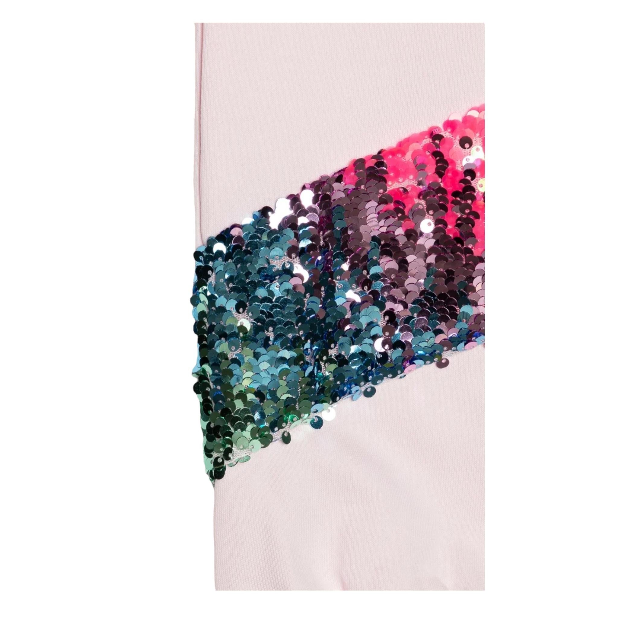 BillIEBLUSH pantalone tuta tinta unita con paillettes Rosa per Bambina U20441 ROSA BillIEBLUSH