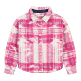 GUESS cappotto stampa fantasia con bottoni Rosa per Bambina U20667 ROSA GUESS