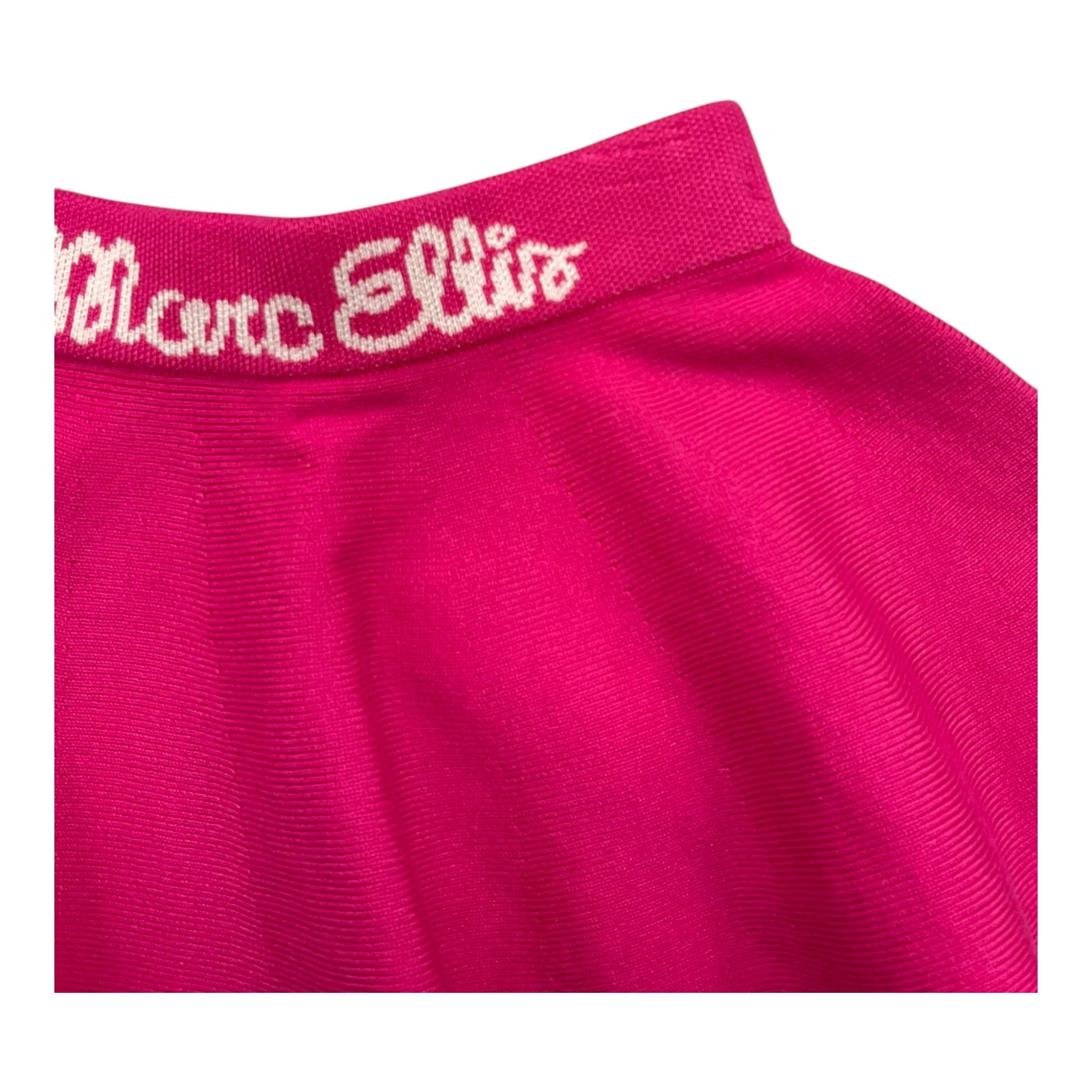 MARC ELLIS gonna tinta unita con stampa Fuxia per Neonata JMNSK00191 FUXIA MARC ELLIS