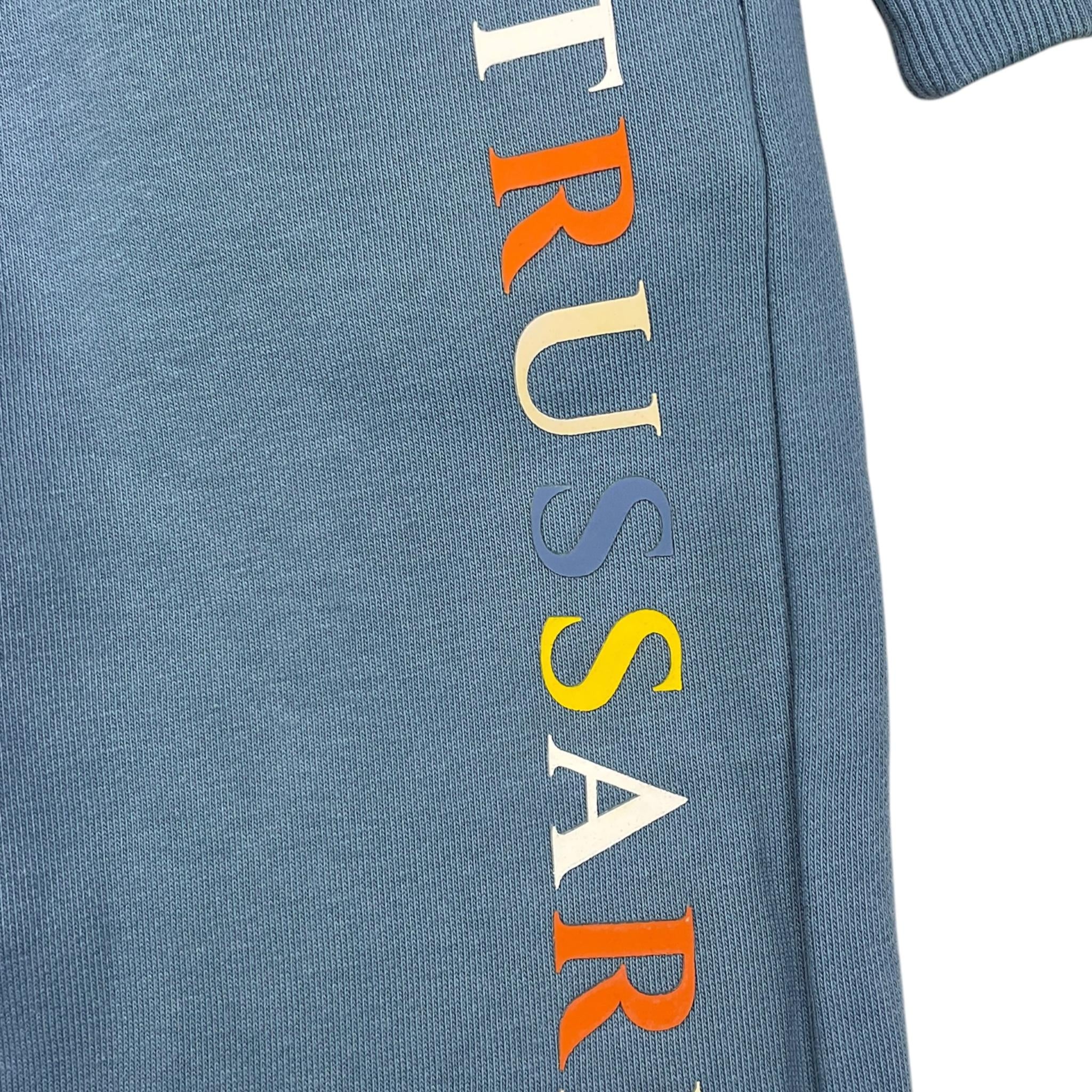 TRUSSARDI completo 2pz felpa-pantalone tinta unita Azzurro per Bambino TIA24121CF AZZURRO TRUSSARDI